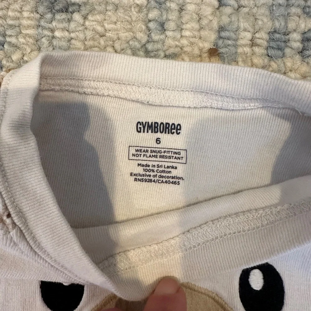 Gymboree Kids Polar Bear Family Pajama Set Size 6 Long Sleeve Pants Sleepwear